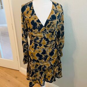 Precious Fall Wrap dress